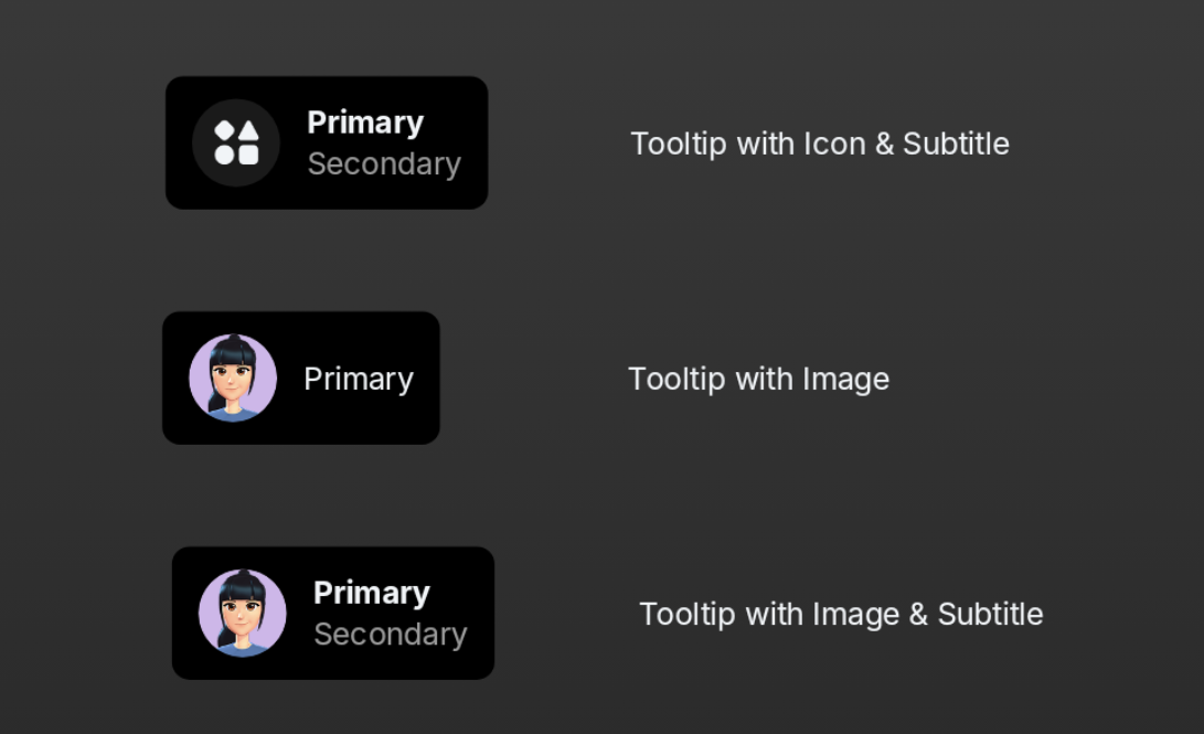 Tooltip popup displaying contextual help information on hover